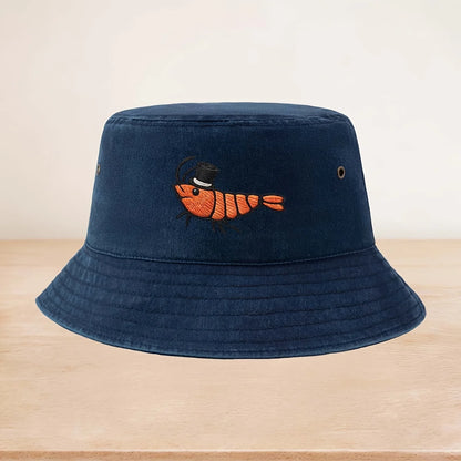 Bucket Hat Featuring A Gentlemanly Top Hat