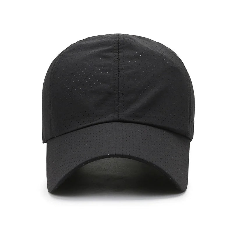 Spring Summer Solid Color Hats For Men Mesh Cap Baseball Cap
