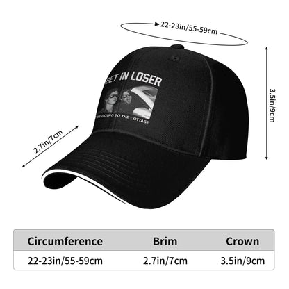 Summer Get In Loser We Are Going To The Cottage Heated Rivalry Hollander Rozanov Hockey Baseball Cap