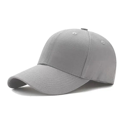 Men's and Women's Summer Baseball Cap Pure Cotton Solid Color Cap