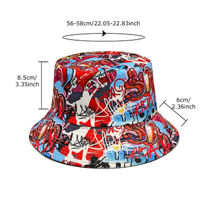 Graffiti Bucket Hat For Men Women