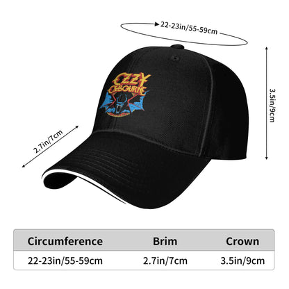 Ozzy Osbourne Bat Sun Baseball Cap Summer Female Male