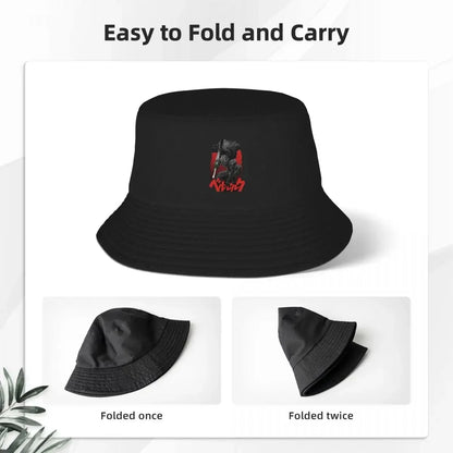 Summer Beach Vacation Getaway Headwear Berserk Armor Guts Stuff Bucket Hat