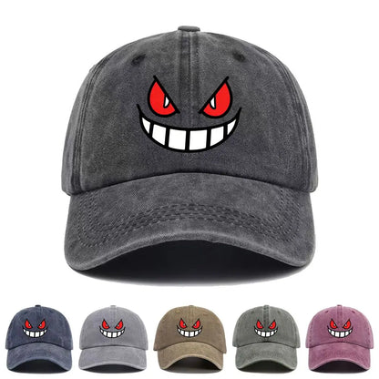 Baseball Cap Ghost Face American Anime Print Graphic