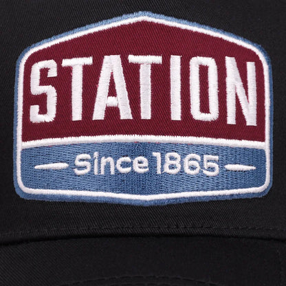 Unisex Baseball Cap Classic STATION Letter Pattern Mesh Cap Men And Women