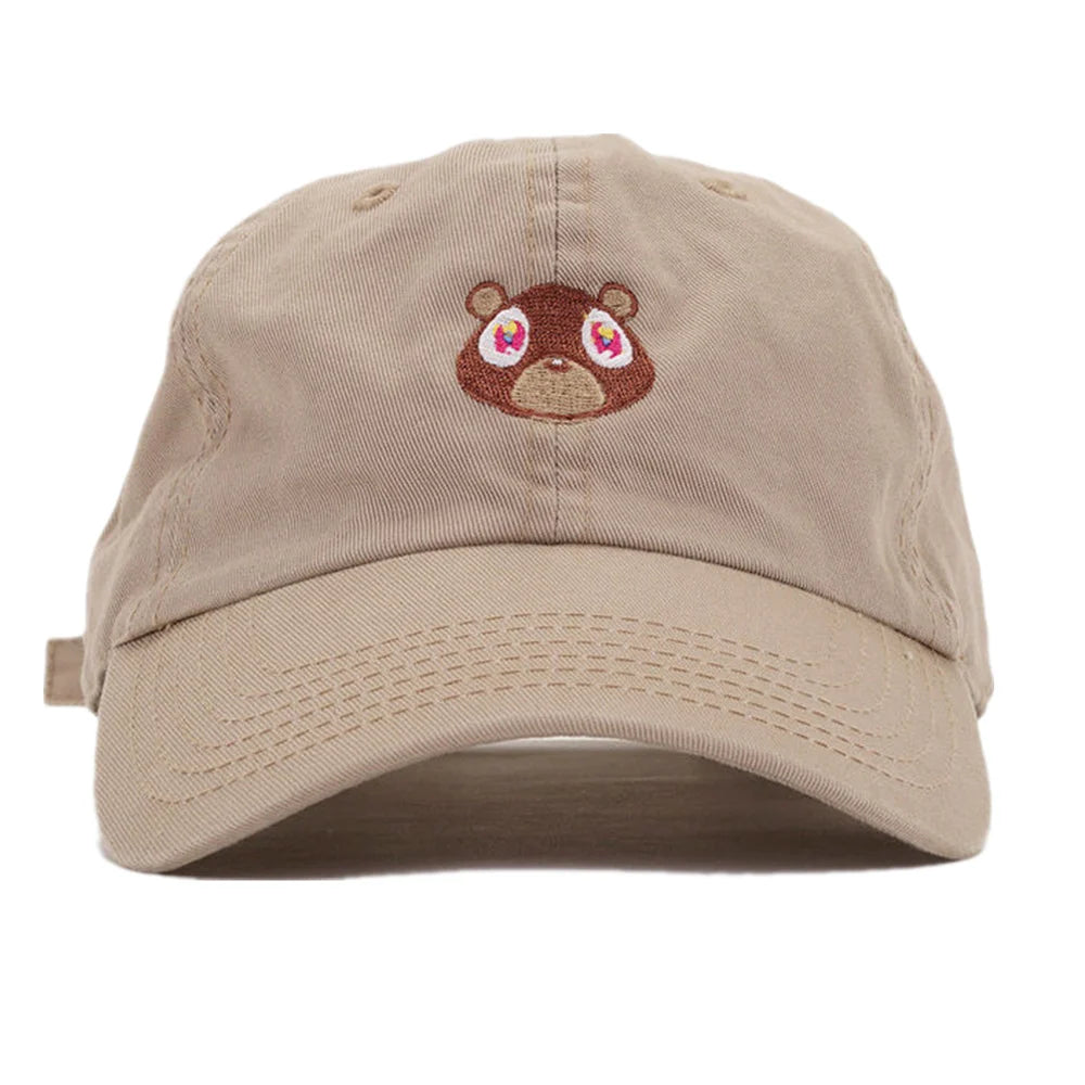 Ye Bear Dad Baseball Cap Unisex Hip Hop Style Summer Hat For Men Women