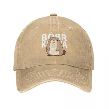 Classic Cute Poland Beaver Bober Meme Baseball Cap