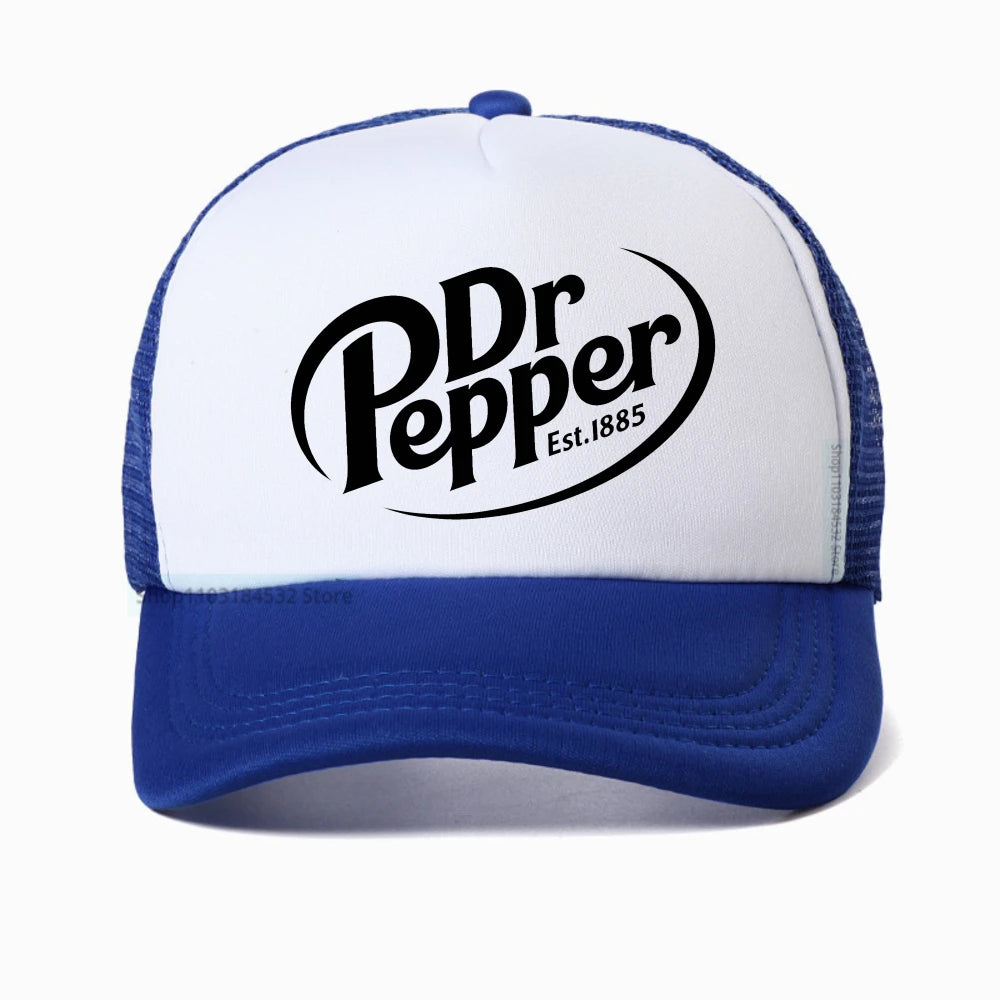 Unisex Dr Pepper Letter Print Baseball Caps