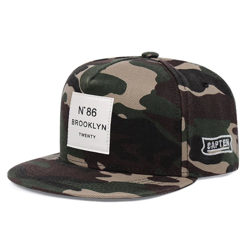 N86 Printed Hip Hop Skateboarding Hat Snapback Hat