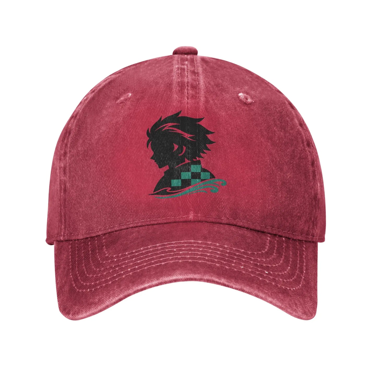 Demon Slayer Multicolor Hat Peaked Women's Cap Tanjiro Baseball Hat