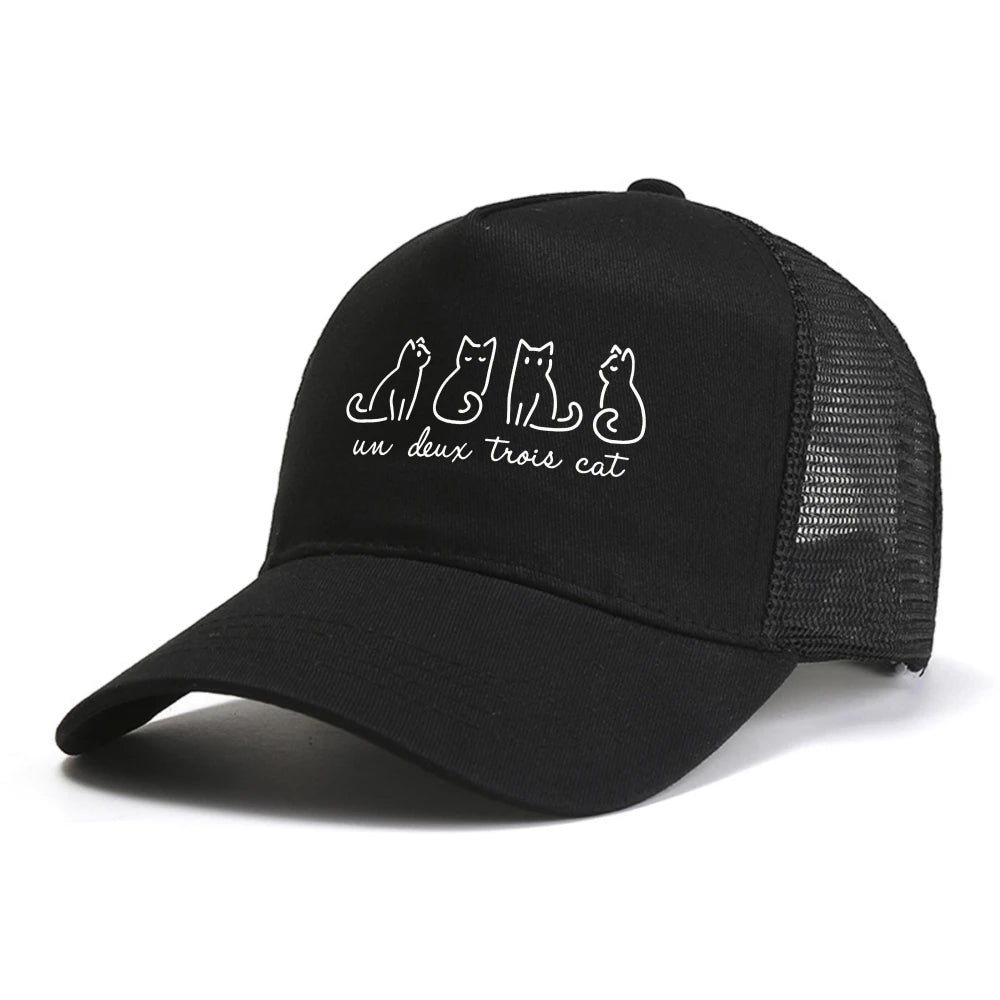 Cute Cat Baseball Cap Fashion For Cat Lovers