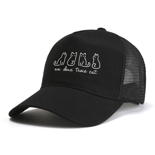 Cute Cat Baseball Cap Fashion For Cat Lovers