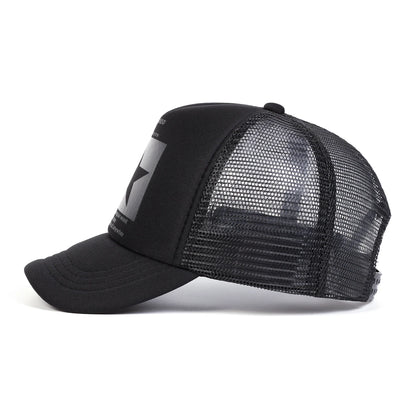 Children Five Pointed Star Print Baseball Net Caps