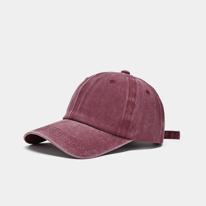 Hat Men's Washed Coated Baseball Cap Color Tile Korean Version