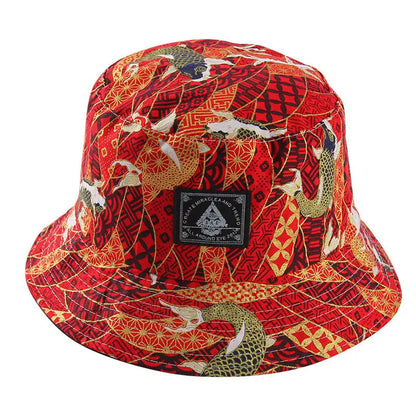 Cotton Print Bucket Hat Fisherman Hat