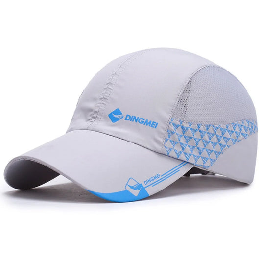 Adjustable Quick Drying Sports Baseball Hat Letter Snapback Sunscreen Peaked Cap