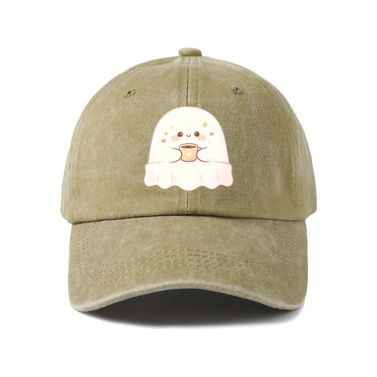 Cute Duck Ghost Graphic Baseball Cap