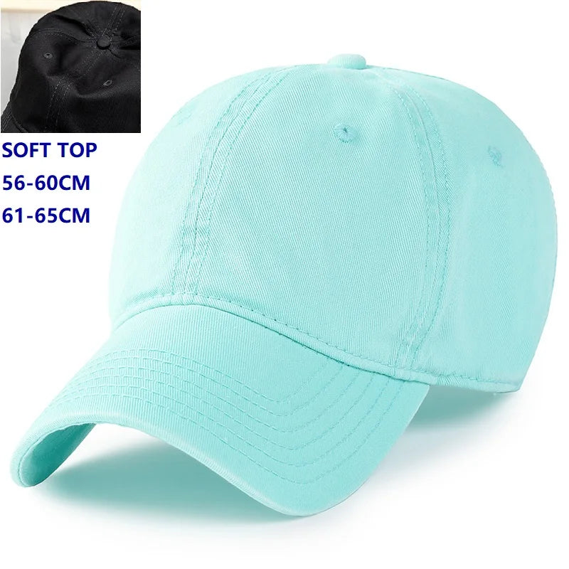 Oversize XXL 100% Cotton Baseball Cap