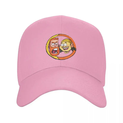 Bad Friends Andrew Santino Circle Design Baseball Cap