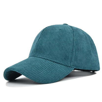 Autumn Winter Baseball Cap Women Corduroy Winter Hats For Women