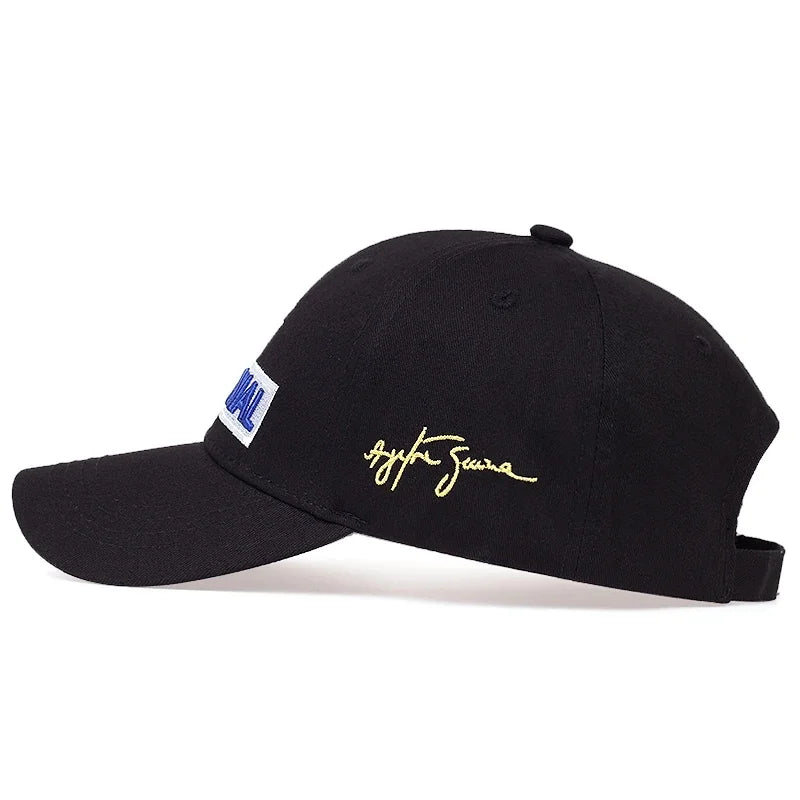 New Ayrton Senna Racer Fashion Letter Embroidery Hip-hop Hats Baseball Caps