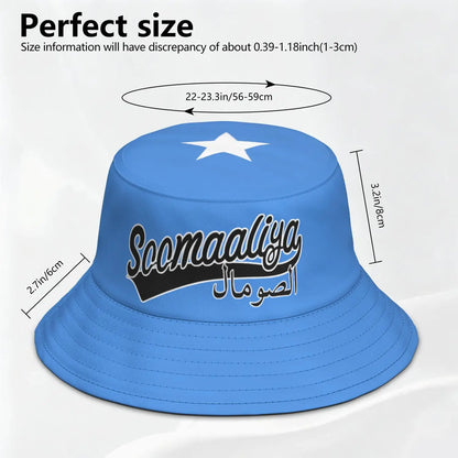 Somalia Free Custom Name Number Logo Bucket Cap