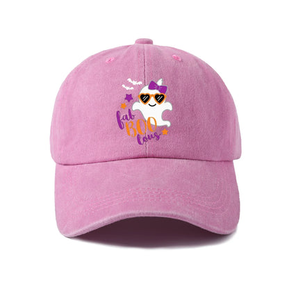 Cowboy Ghost Boo Graphic Baseball Cap