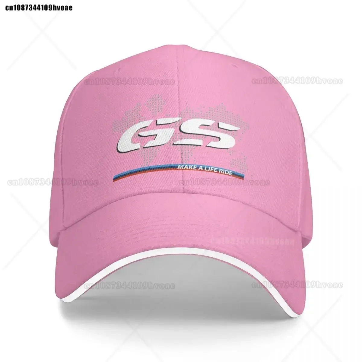 Motorcycle GS World Map Racing Baseball Cap