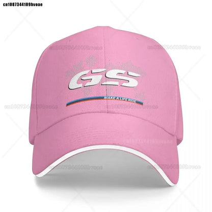 Motorcycle GS World Map Racing Baseball Cap