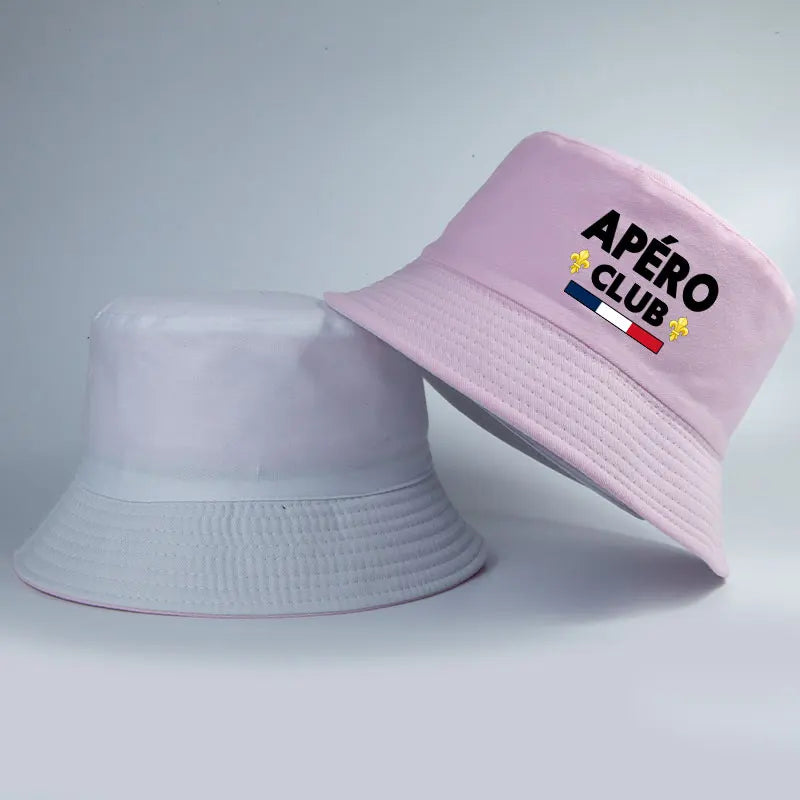 Classic Reversible Bucket Hat Woman Man Apero Club Girl Boy Summer Sun Beach Party Fisherman Cap