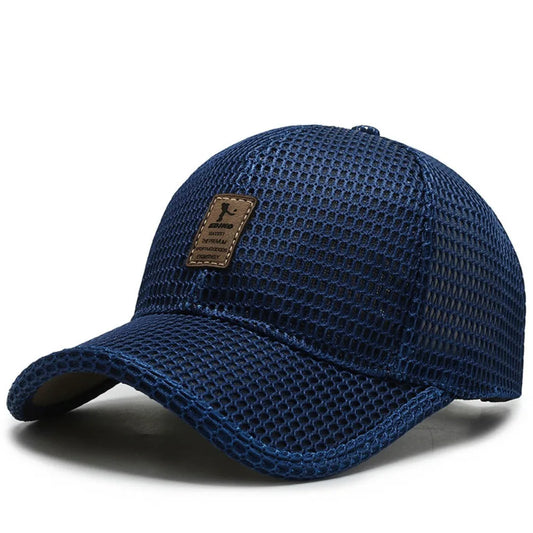 Full Mesh Sun Protection Caps Adjustable Breathable Baseball Hat