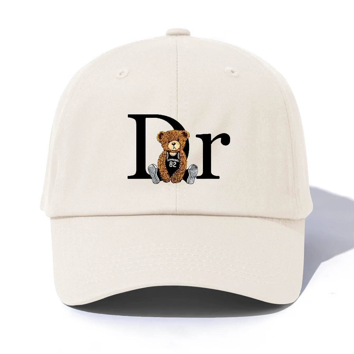 DrBear Print Baseball Cap For Adults