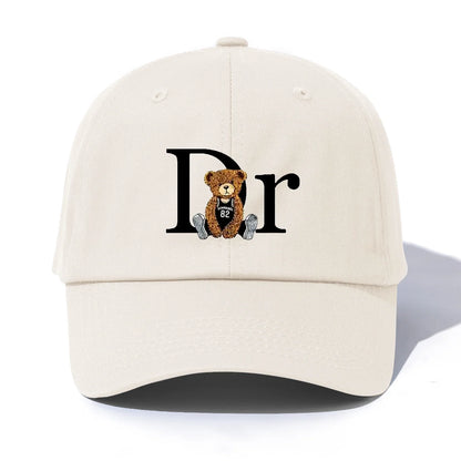 DrBear Print Baseball Cap For Adults