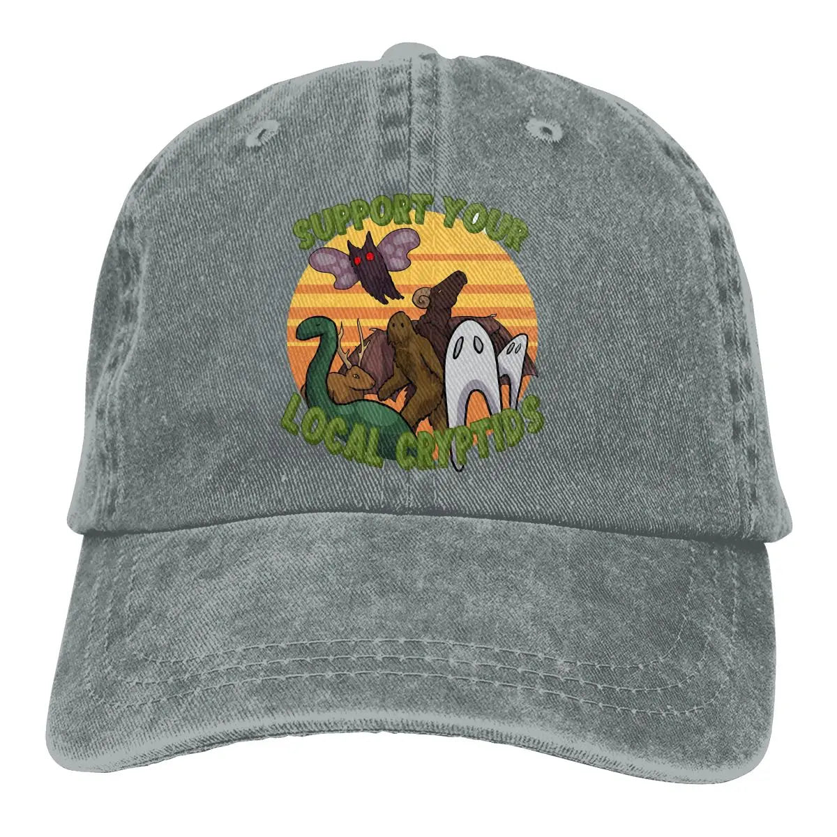 Support Your Local Cryptids Baseball Cap