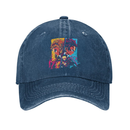 Pure Color Dad Hats Kimetsu No Yaiba Baseball Caps Demon Slayer