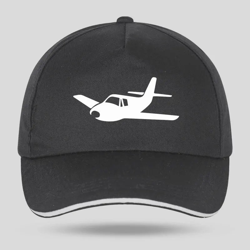 New Men Women Fashion Airplane Pilot Wings Funny Print Baseball Caps