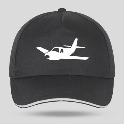 New Men Women Fashion Airplane Pilot Wings Funny Print Baseball Caps