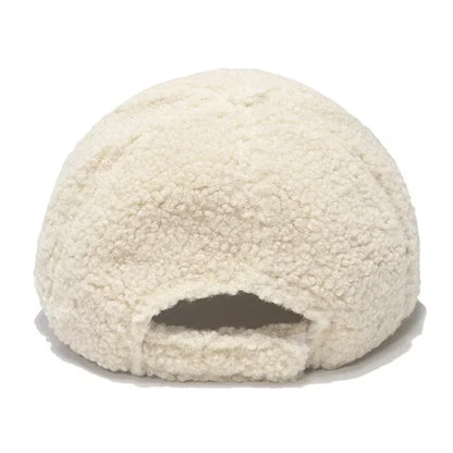 Warm Sun Hat Plush Baseball Cap Winter