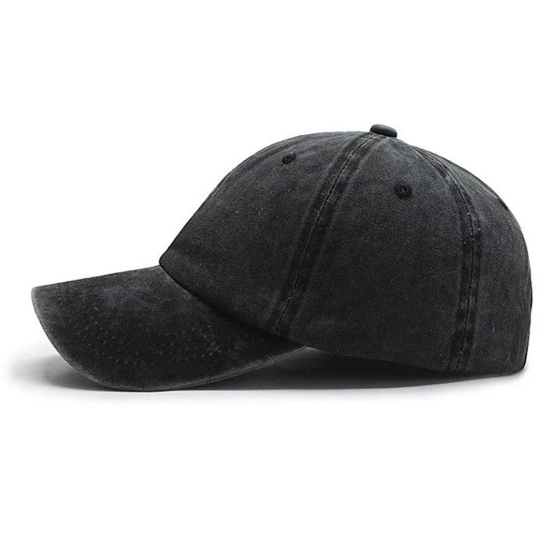 Solid Color Drawstring Baseball Cap
