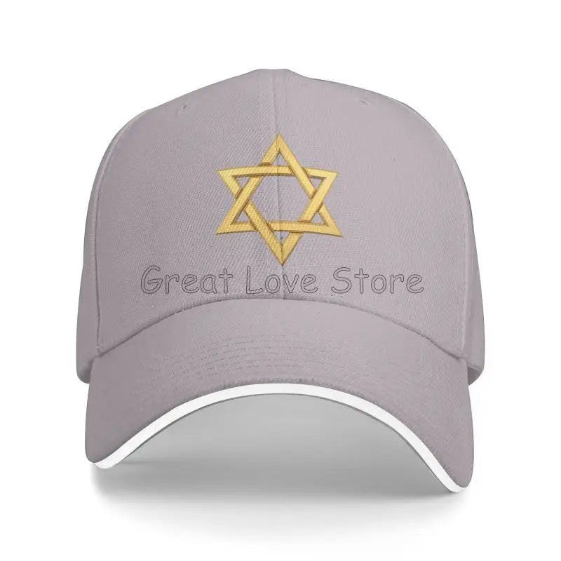 Star of David Baseball Cap Luxury Brand All Seasons Travel