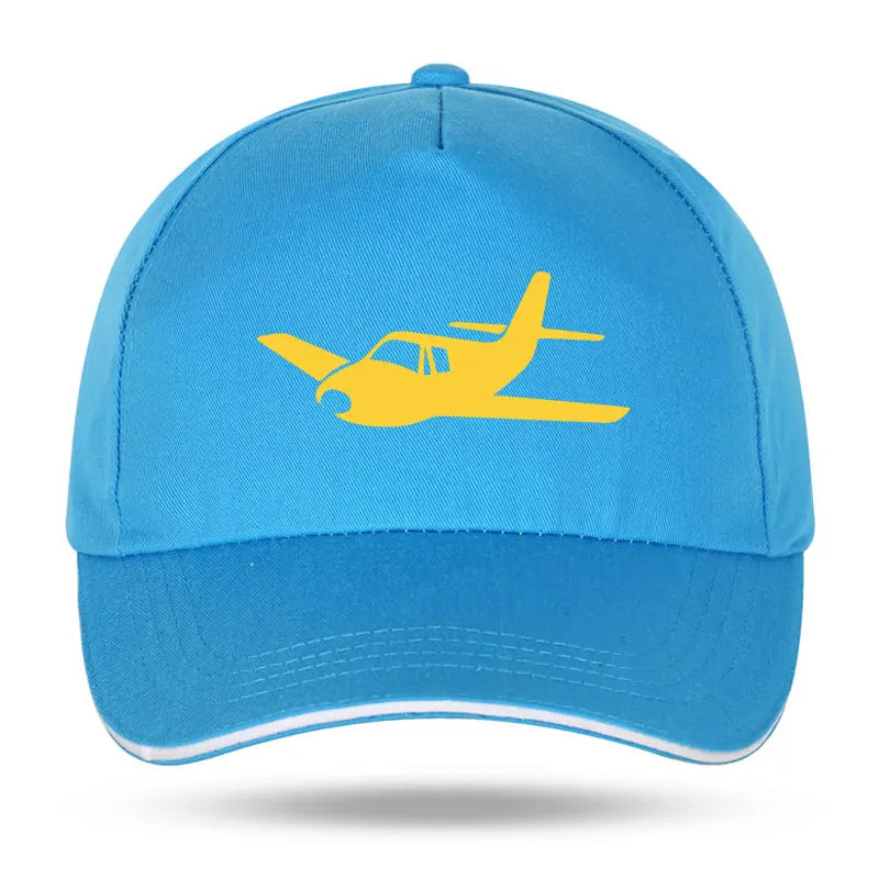 New Men Women Fashion Airplane Pilot Wings Funny Print Baseball Caps