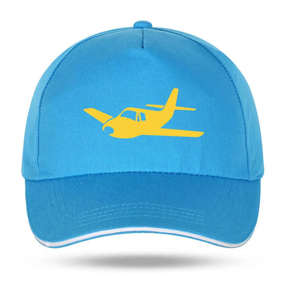 New Men Women Fashion Airplane Pilot Wings Funny Print Baseball Caps