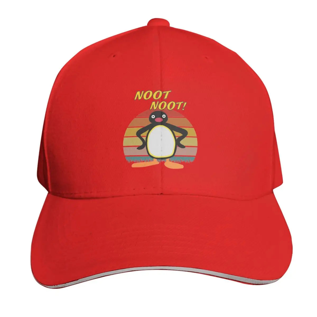 Pingu Noot Noot Logo Angery Pingu Cap Fashion Casual Baseball Caps