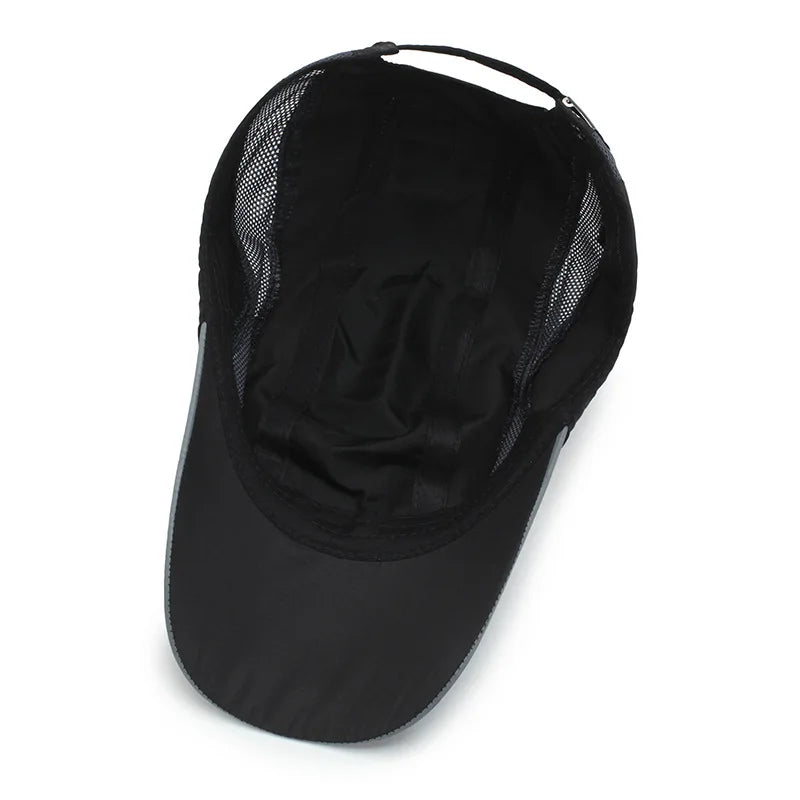 Summer Men Baseball Cap Sport Running Quick Drying Hat Man Women