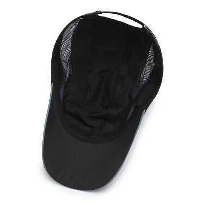 Summer Men Baseball Cap Sport Running Quick Drying Hat Man Women
