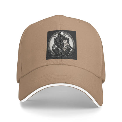 Xenomorph And A Cat Cap Fashion Baseball Caps