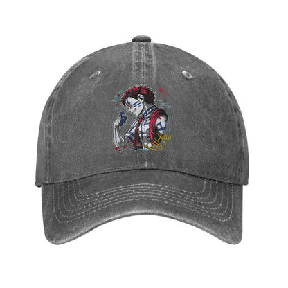 Summer Cap Sun Visor Upper Moon 3 Akaza Hip Hop Caps Demon Slayer Baseball Hat
