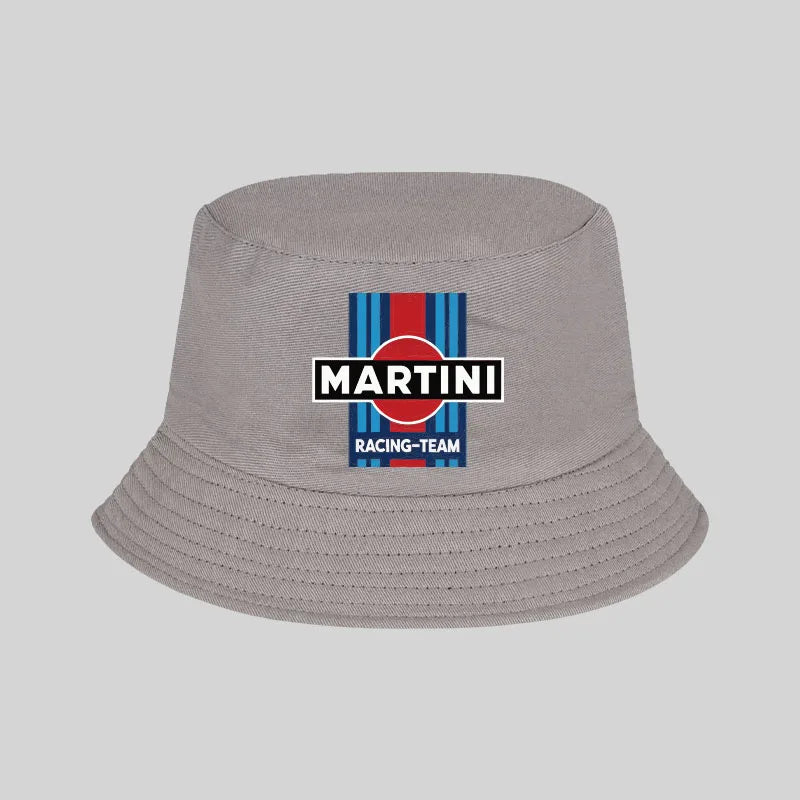 MAITINI Printed Boater Hat Retro Racing-Style Boater Hat Bucket Hat