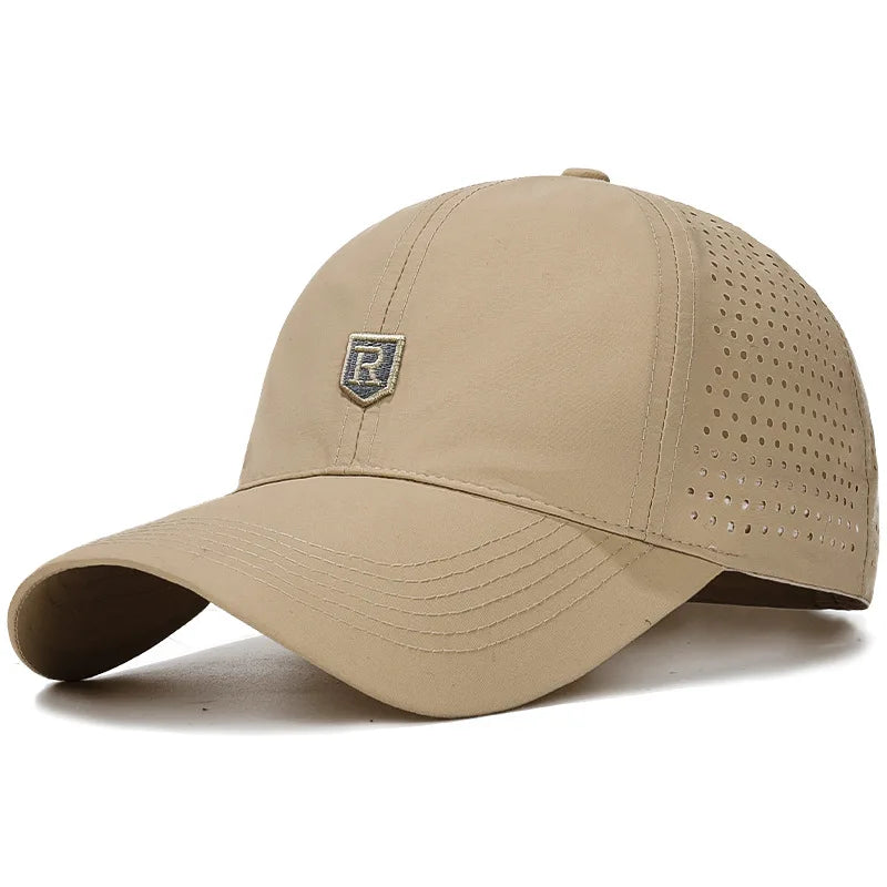 Breathable Quick-Dry Baseball Cap With Ventilation Holes
