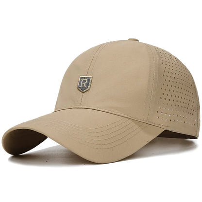 Breathable Quick-Dry Baseball Cap With Ventilation Holes